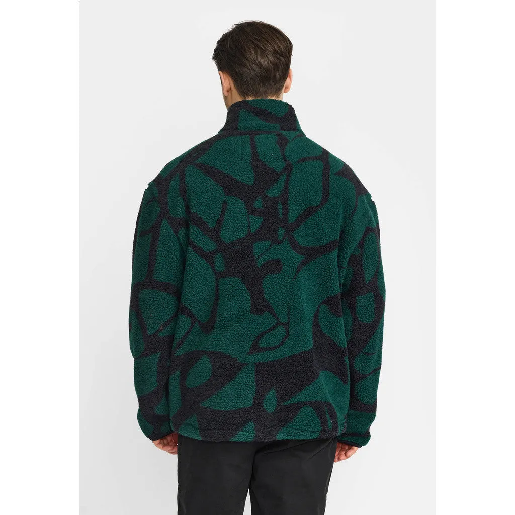 Printed Teddy Jacket / 7025 - Darkgreen sold by Revolution product image thumbnail 3
