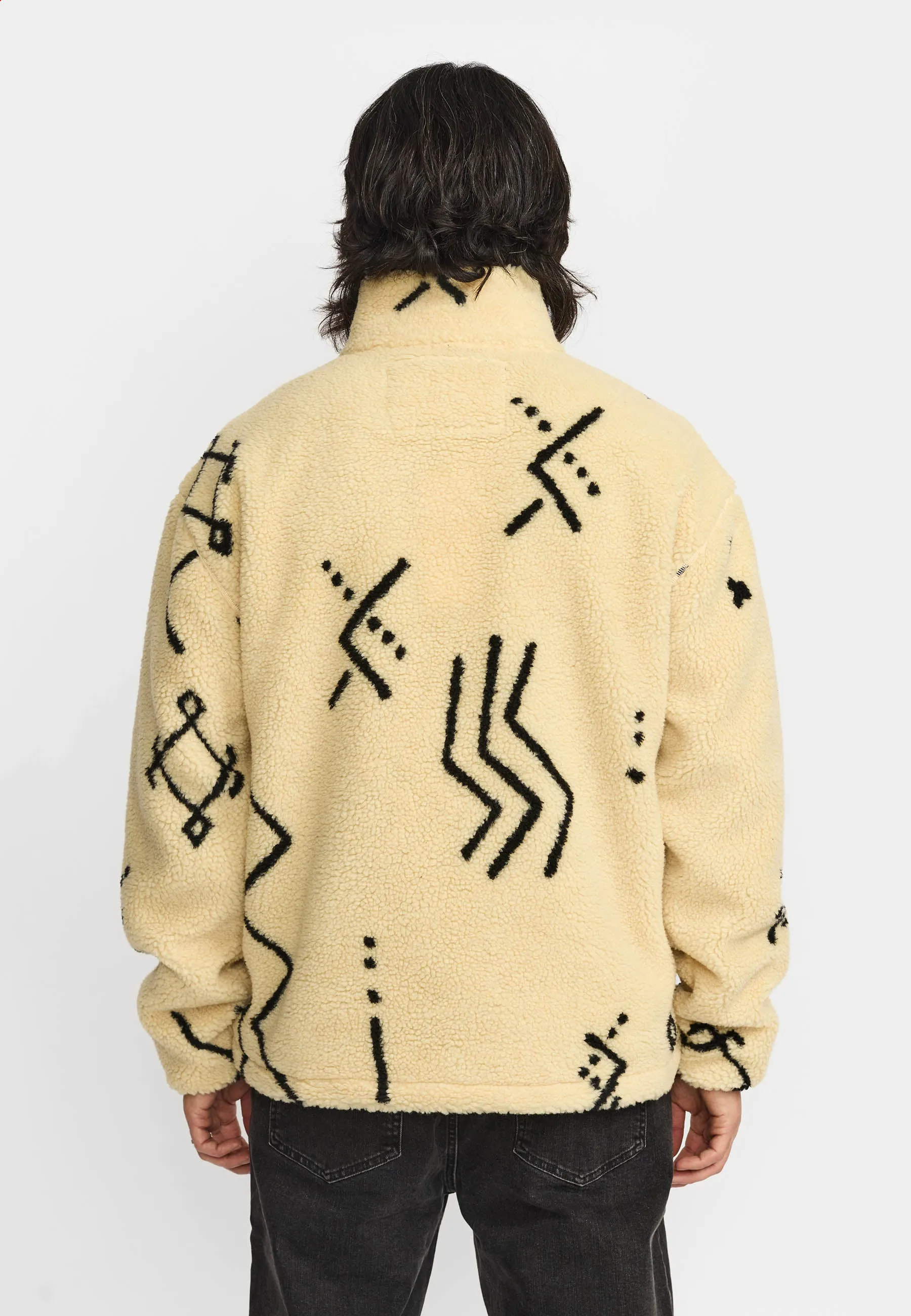 Printed Teddy Jacket / 7024 - Offwhite sold by Revolution product image thumbnail 3