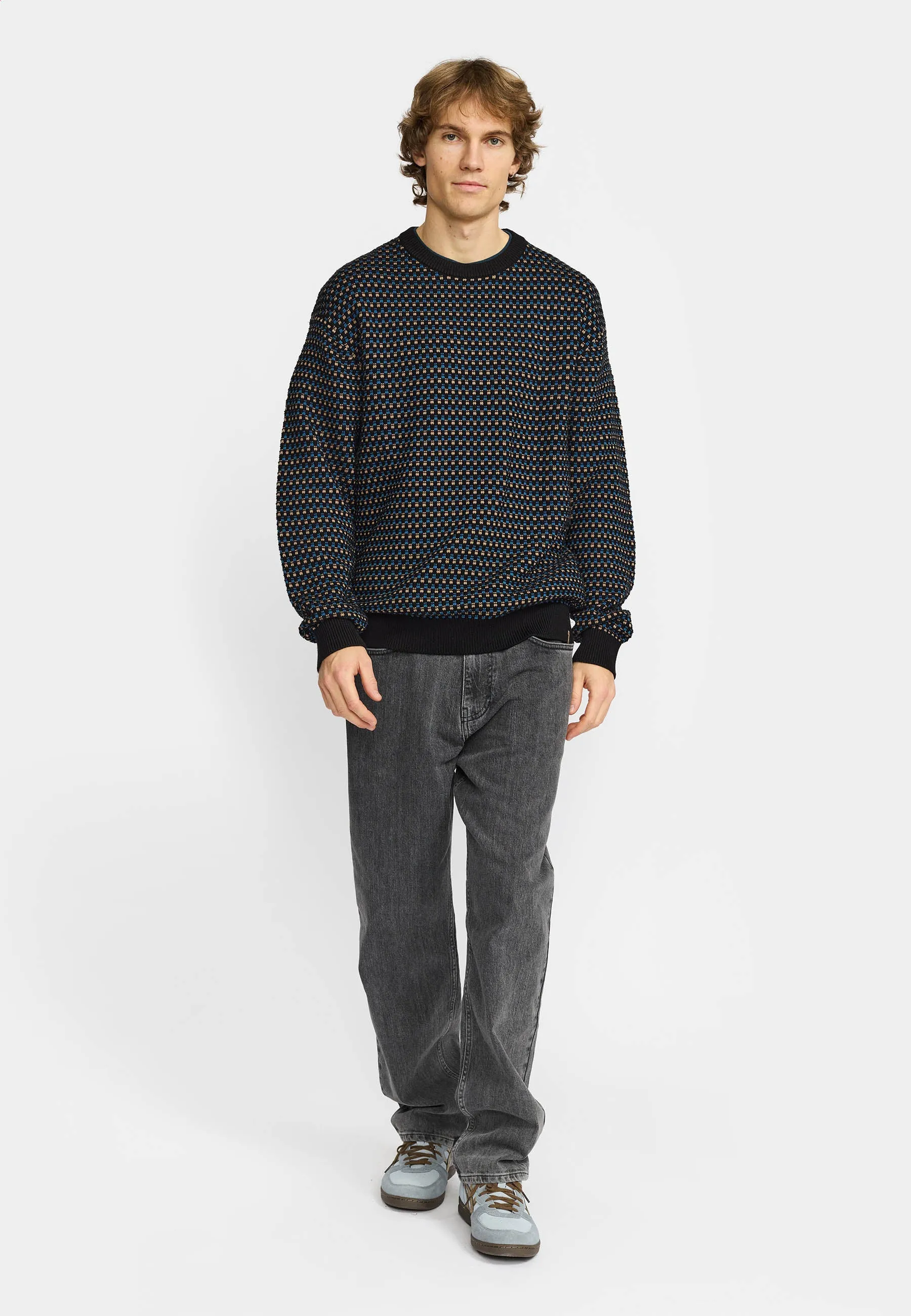 Loose Knit Sweater / 6613 - Blue sold by Revolution product image thumbnail 2