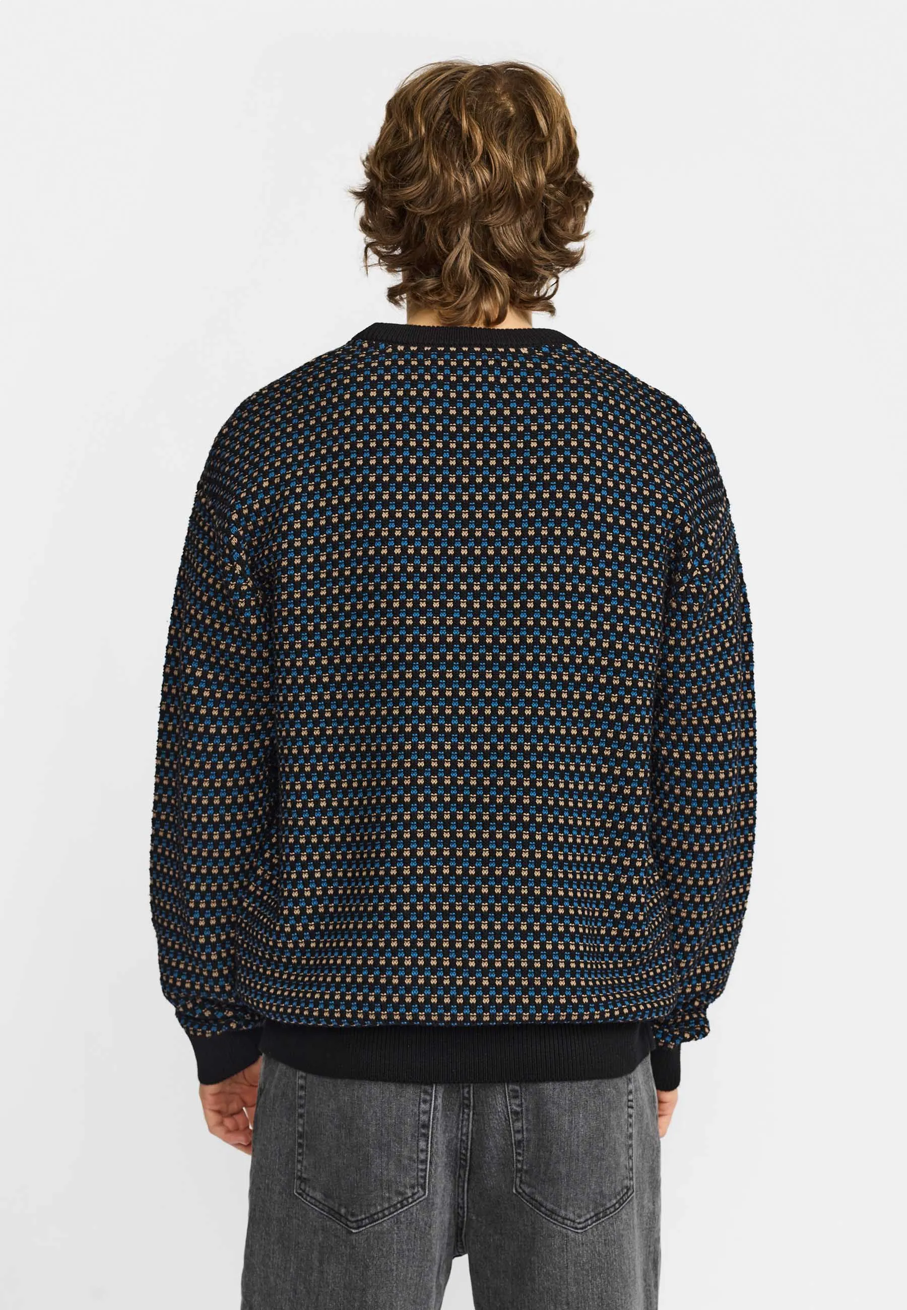 Loose Knit Sweater / 6613 - Blue sold by Revolution product image thumbnail 3