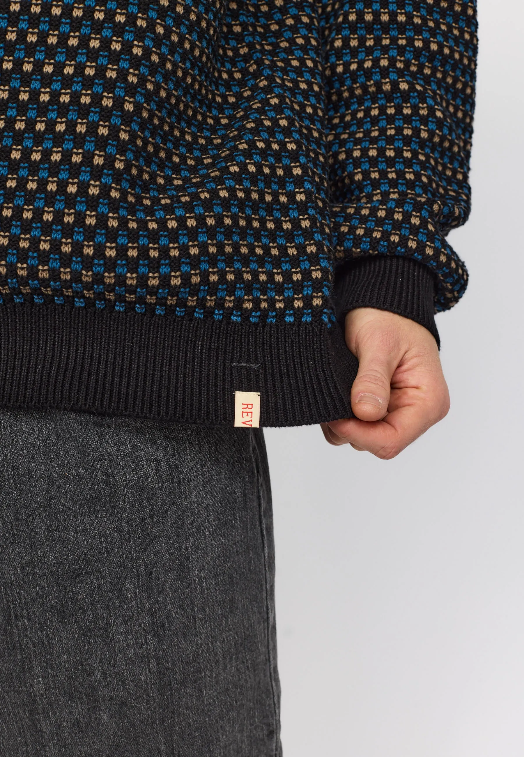 Loose Knit Sweater / 6613 - Blue sold by Revolution product image thumbnail 4