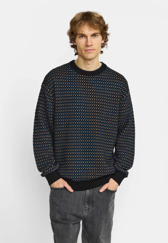 Loose Knit Sweater / 6613 - Blue made by Revolution