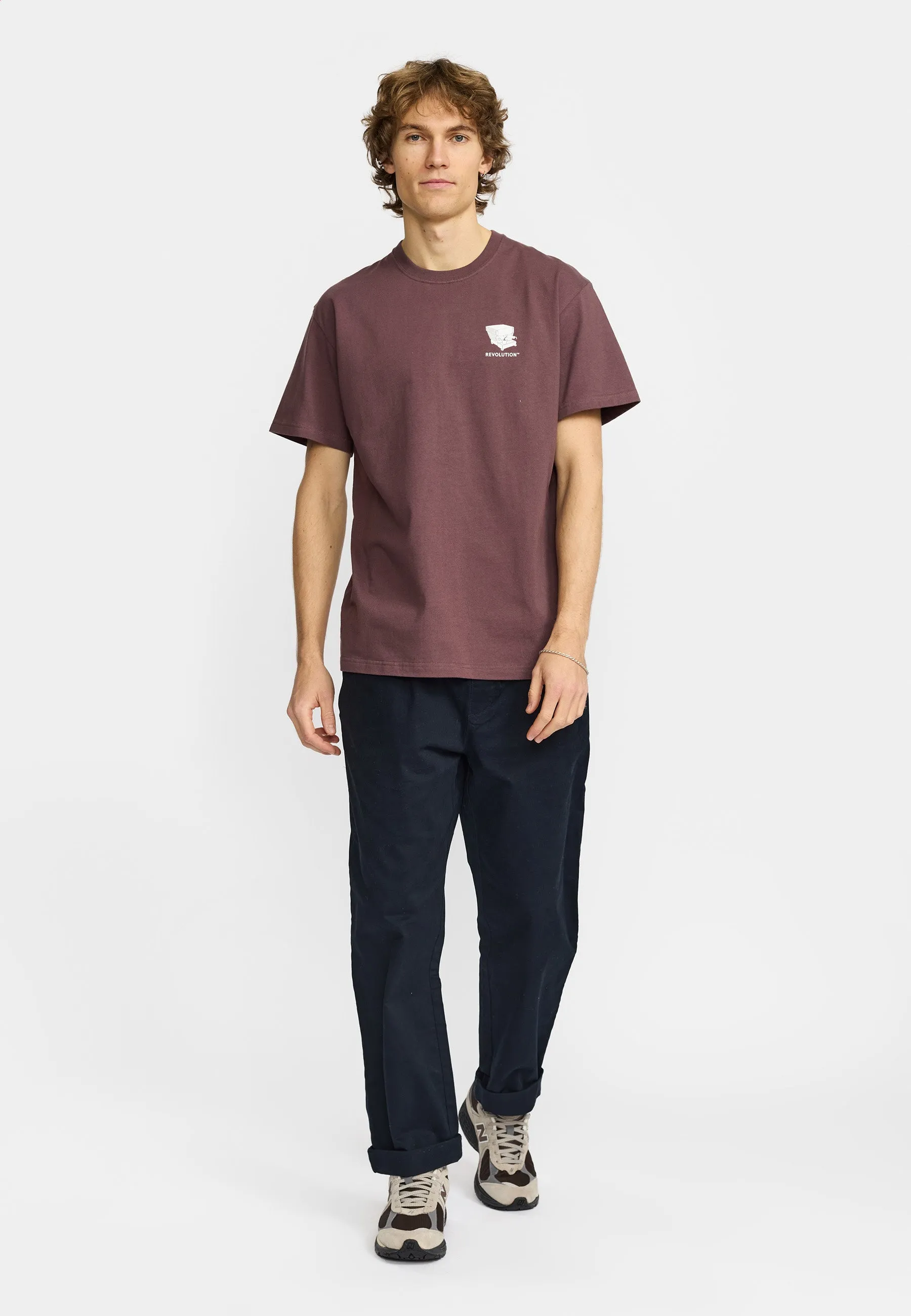 Printed T-shirt / 1464 TRU - Dustpurple sold by Revolution product image thumbnail 3