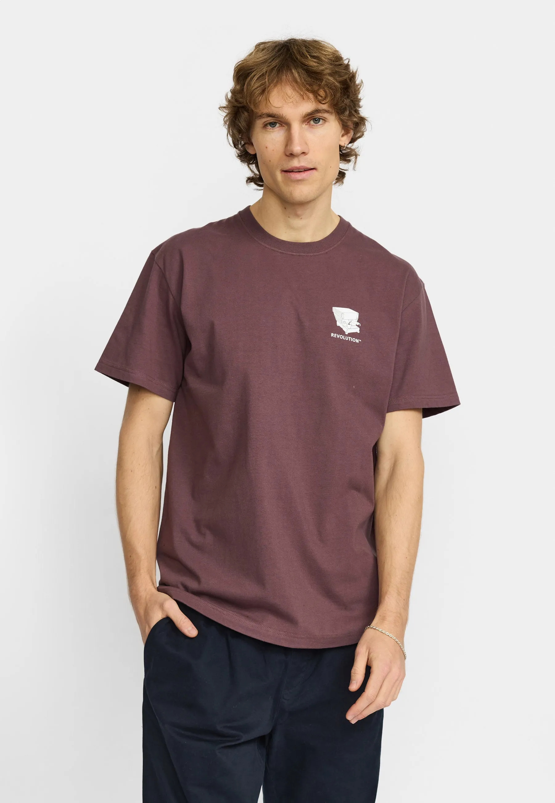Printed T-shirt / 1464 TRU - Dustpurple sold by Revolution product image thumbnail 4
