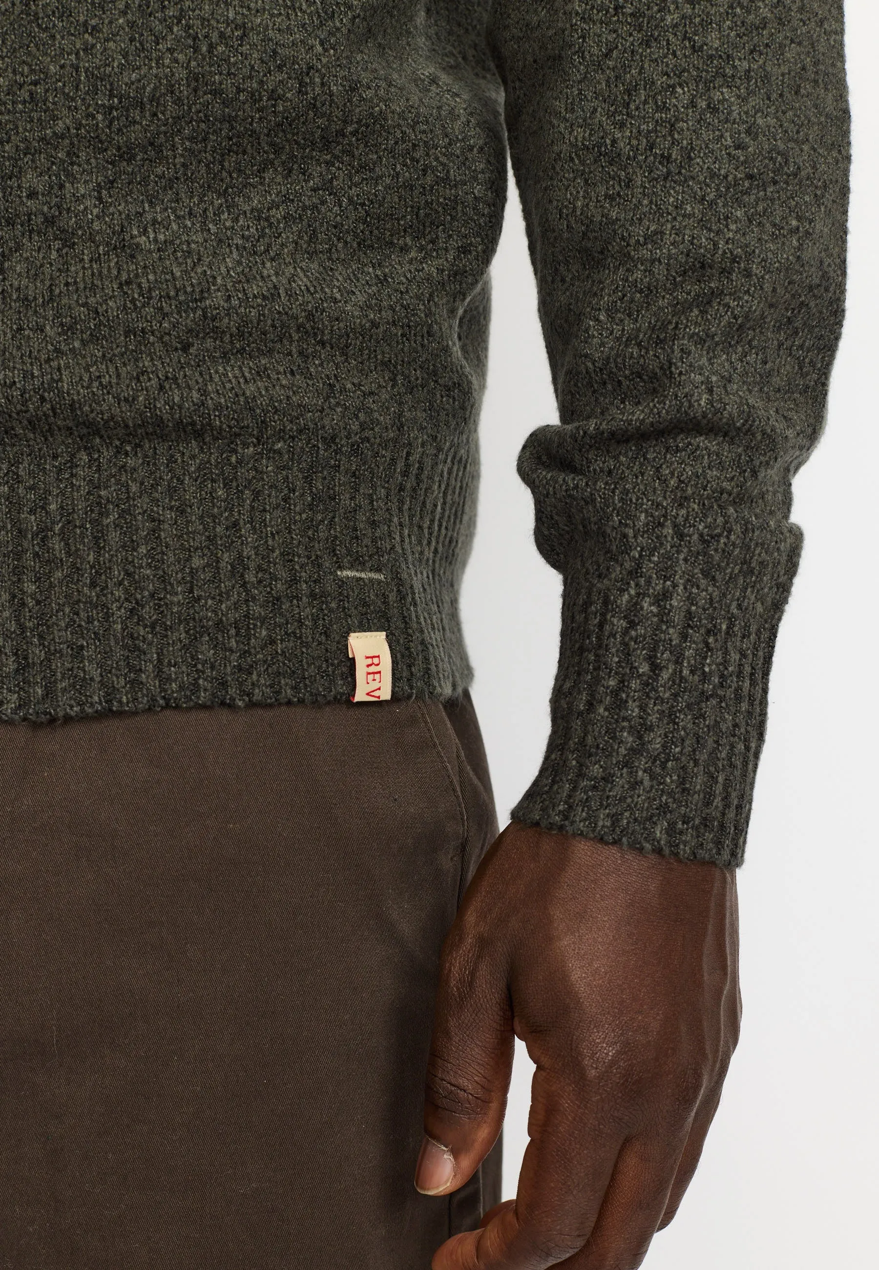 Knit Sweater / 6537 - Darkgrey sold by Revolution product image thumbnail 5
