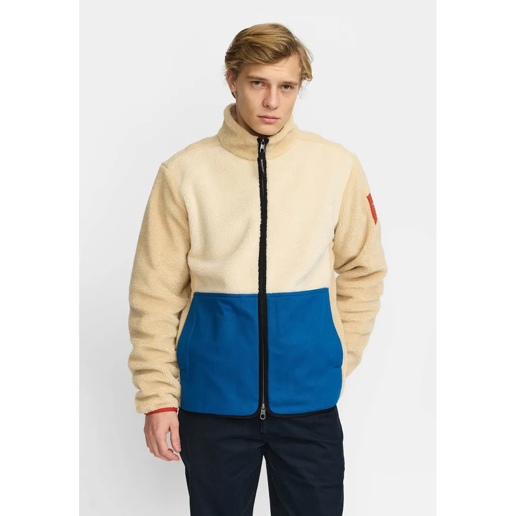 Blocked Teddy Jacket / 7028 - Offwhite sold by Revolution product image thumbnail 2