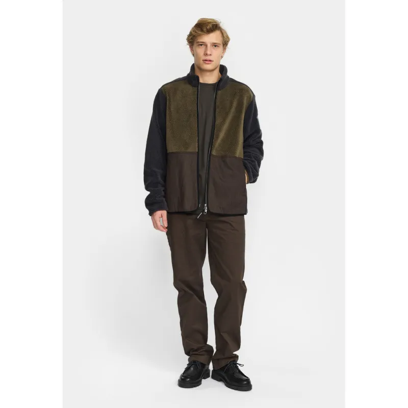 Blocked Teddy Jacket / 7028 - Darkgrey made by Revolution