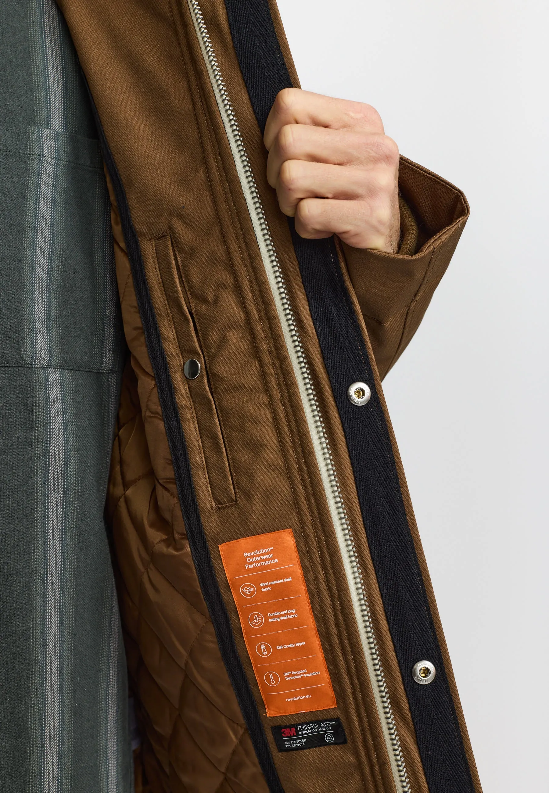 Hooded Jacket / 7311 - Lightbrown sold by Revolution product image thumbnail 5