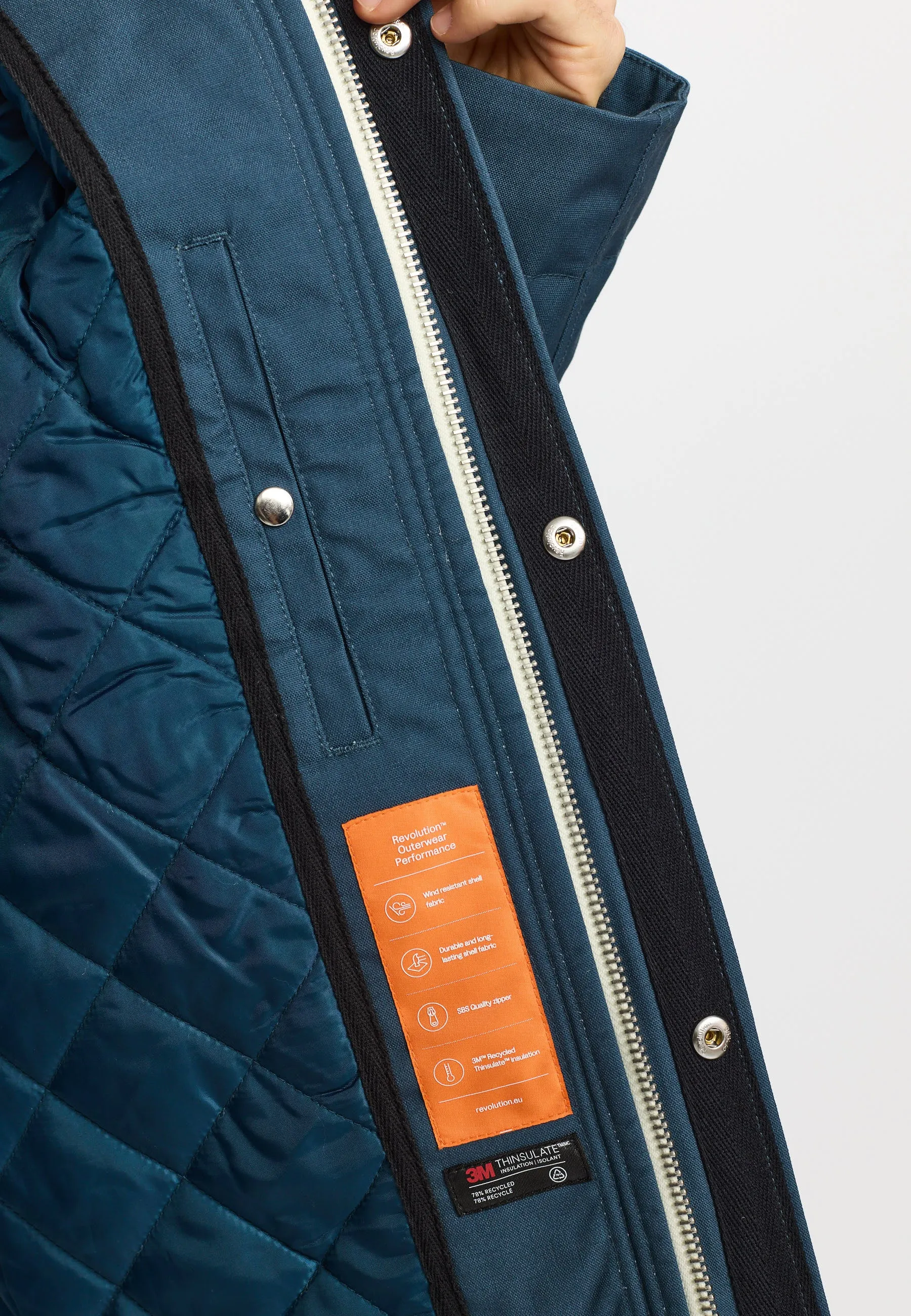 Hooded Jacket / 7311 - Darkblue sold by Revolution product image thumbnail 5