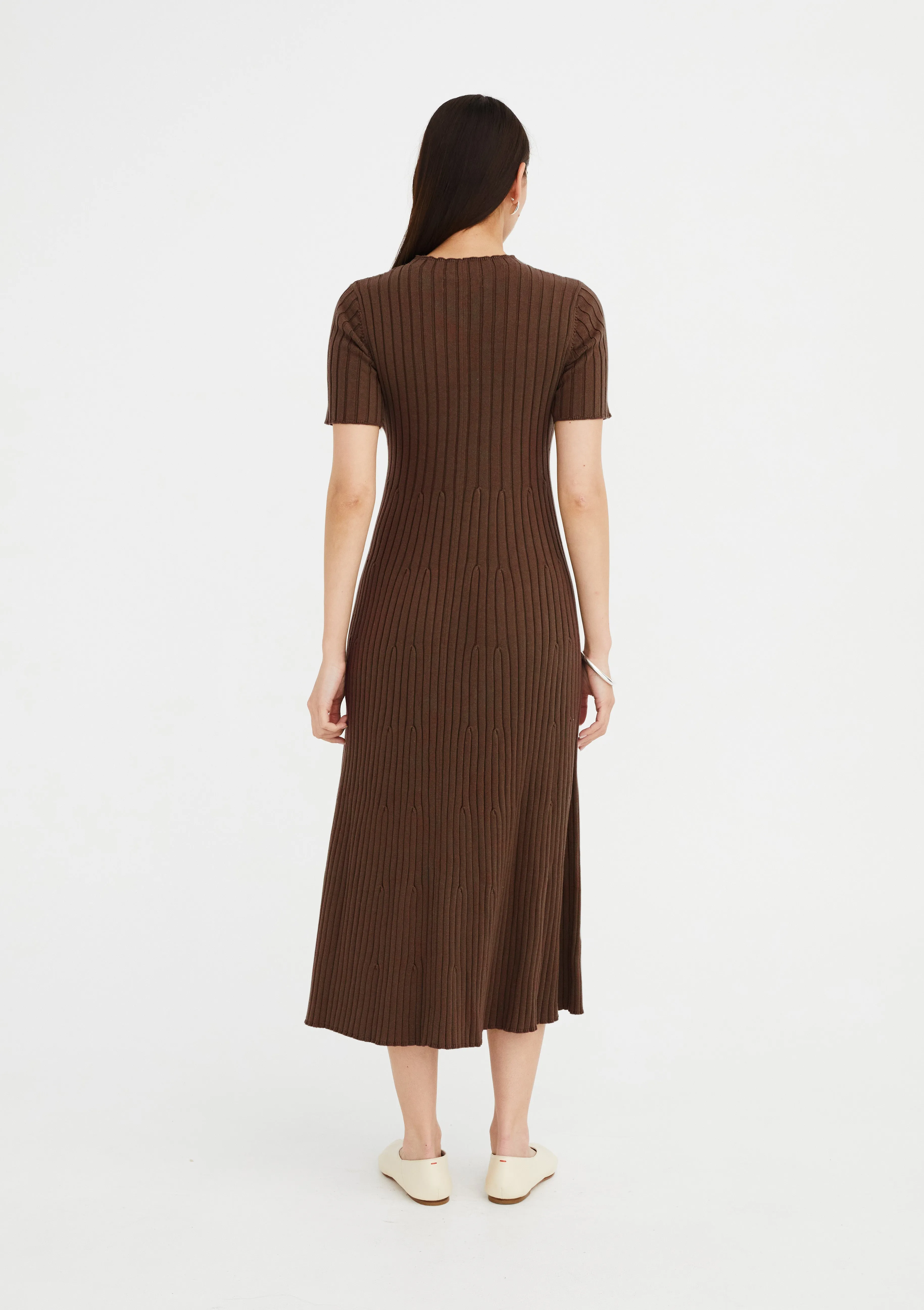 Lulu Ribbed Dress sold by Jillian Boustred product image thumbnail 3