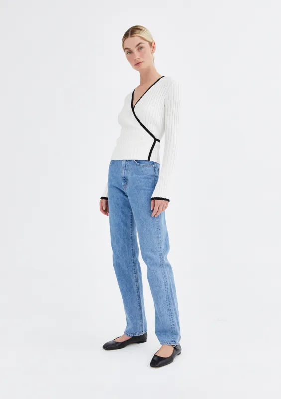 Isla Wrap Top sold by Jillian Boustred