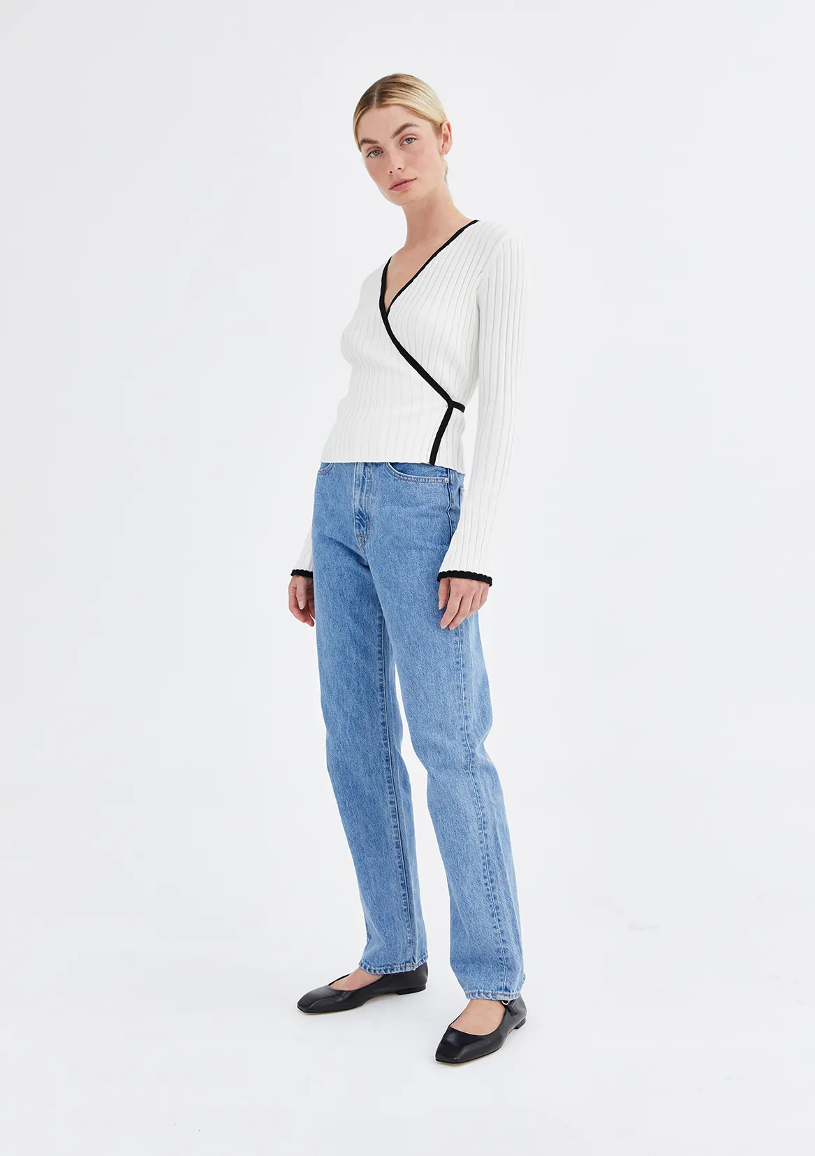 Isla Wrap Top sold by Jillian Boustred