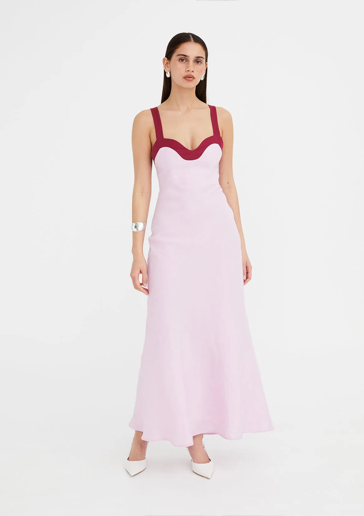 Linen Regina Dress sold by Jillian Boustred