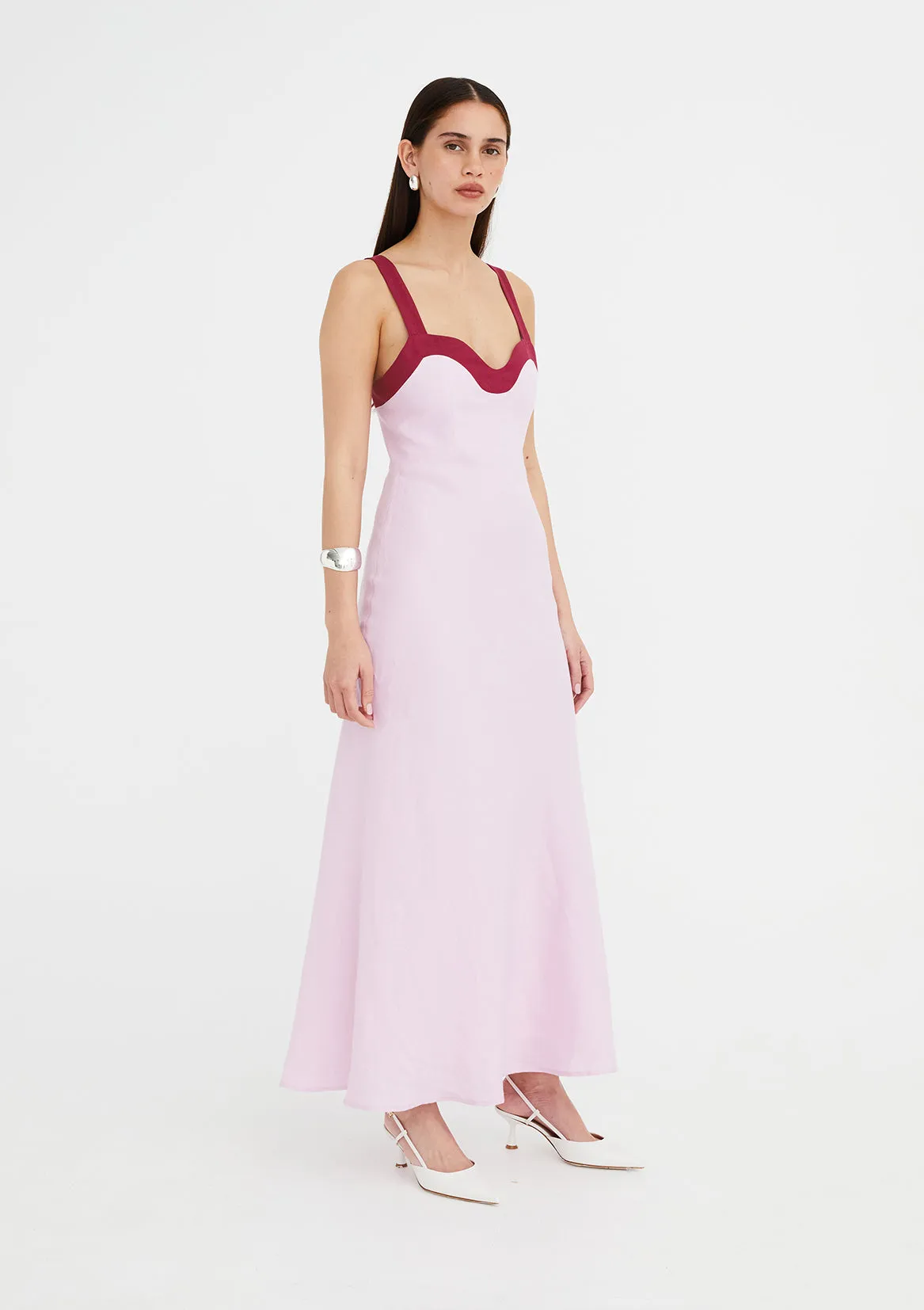 Linen Regina Dress sold by Jillian Boustred product image thumbnail 3