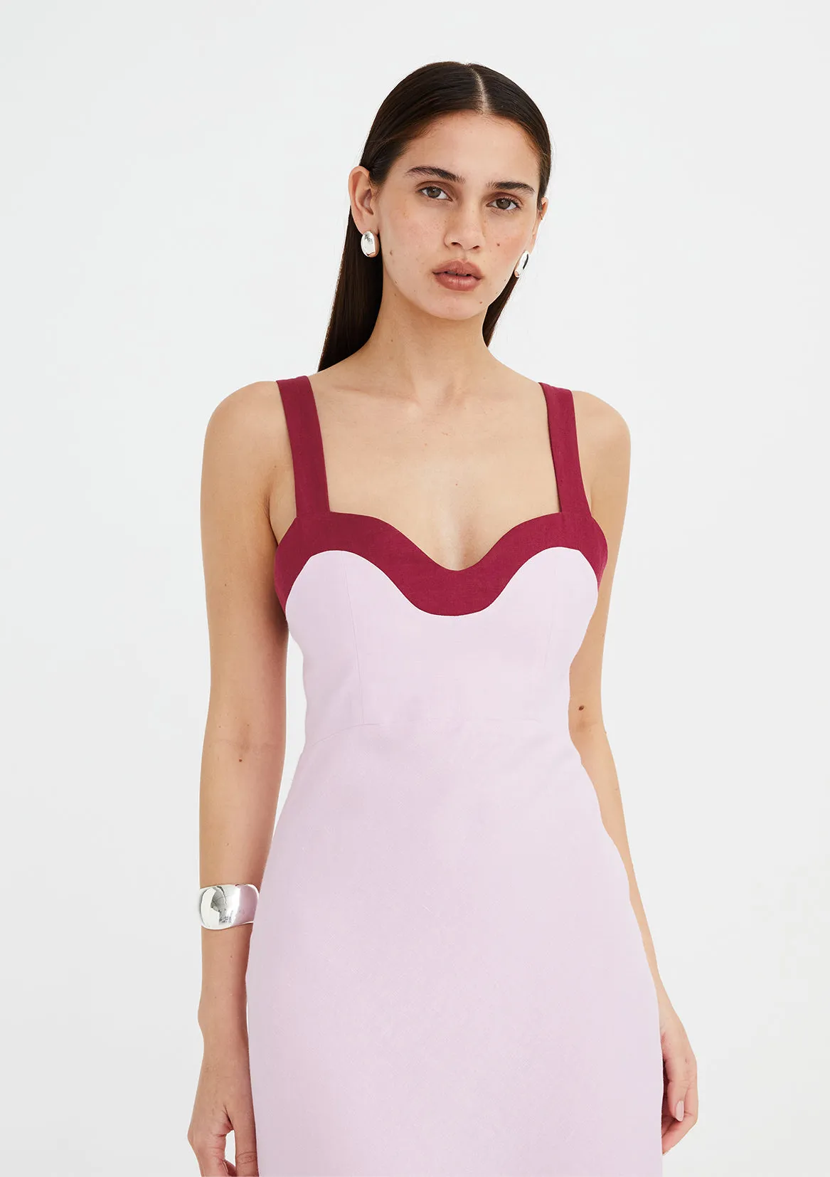 Linen Regina Dress sold by Jillian Boustred product image thumbnail 2