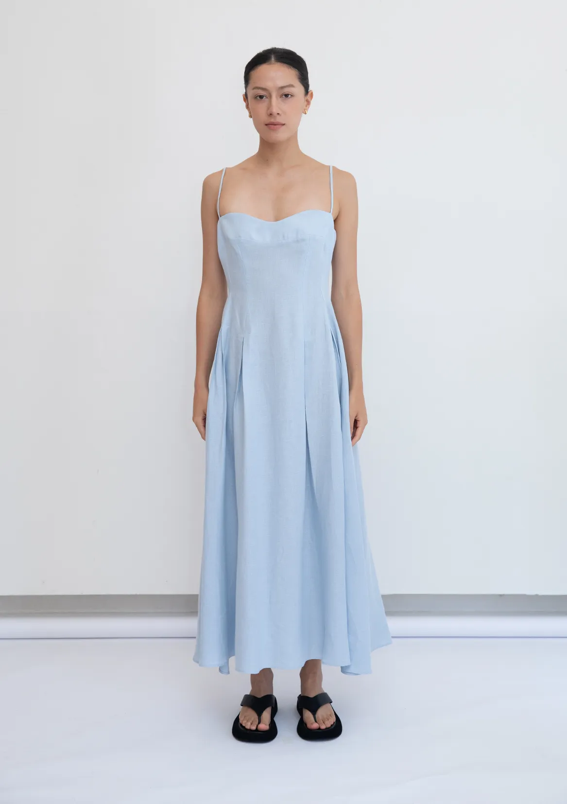 Celine Dress Linen | S2552 sold by Jillian Boustred