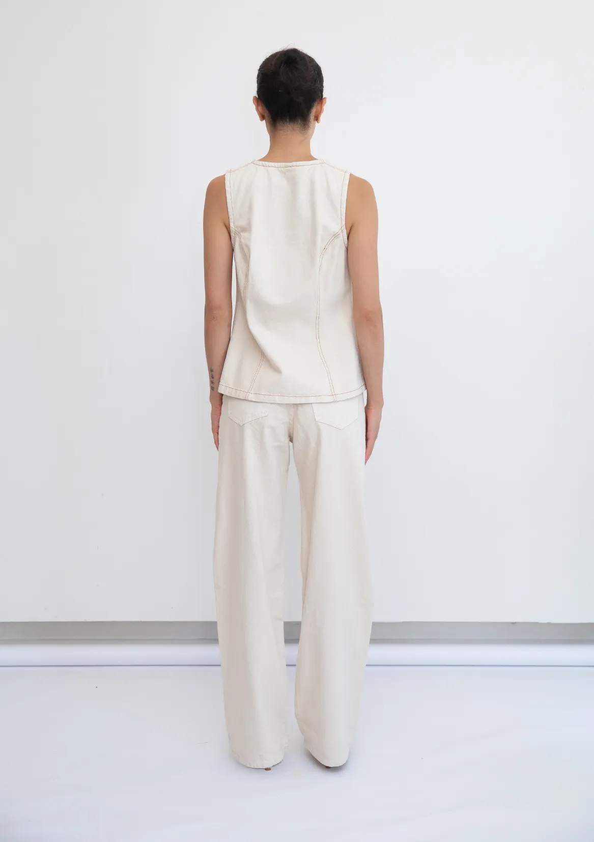 Denim Vest | S2588 sold by Jillian Boustred product image thumbnail 2