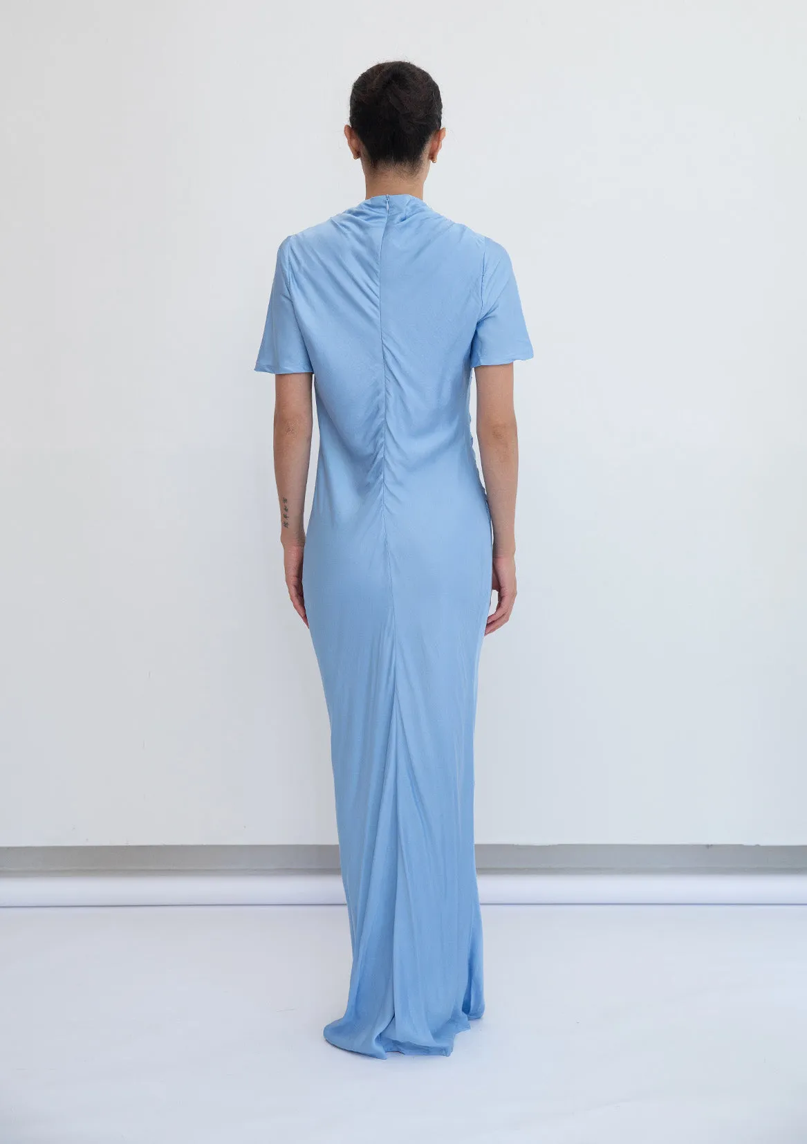 Draped Asymmetric Dress | S2571 sold by Jillian Boustred product image thumbnail 2