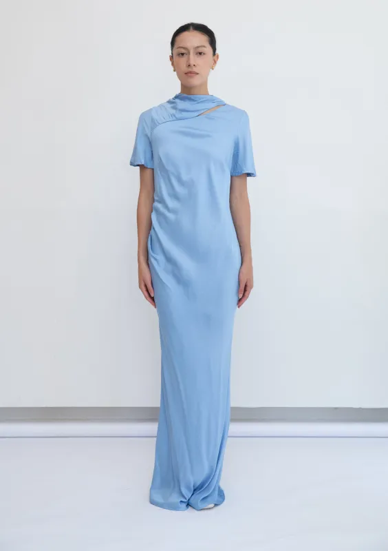 Draped Asymmetric Dress | S2571 sold by Jillian Boustred