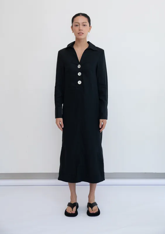 Linen Maxine Midi | S2563 sold by Jillian Boustred