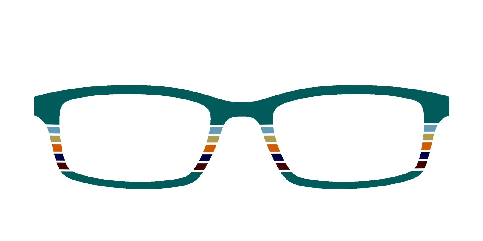 The Trailhead Stripes made by Pair Eyewear
