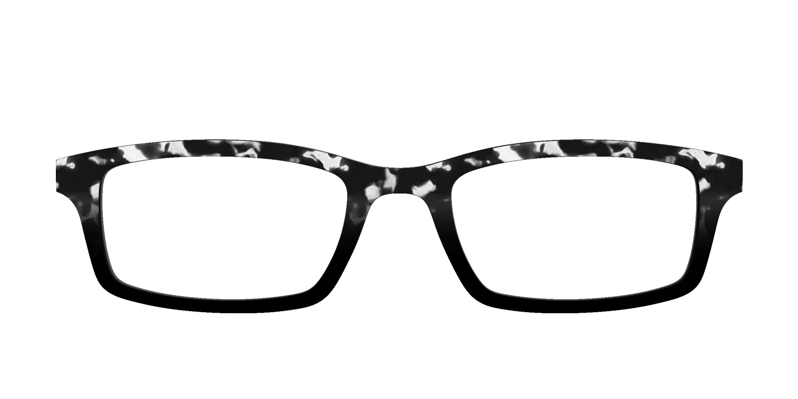 The Polarized Bold Black & White Tortoise Sun Top made by Pair Eyewear