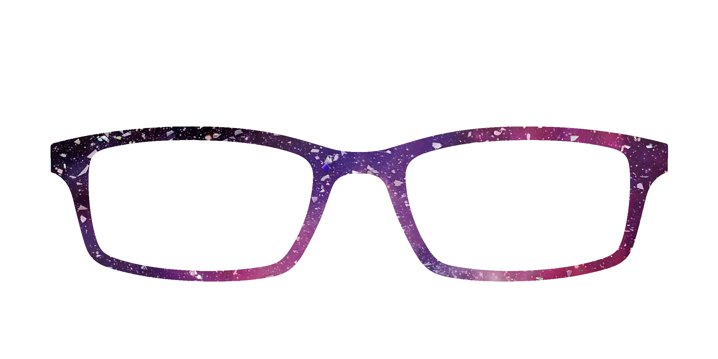 The Twilight Sky with Holographic Glitter sold by Pair Eyewear