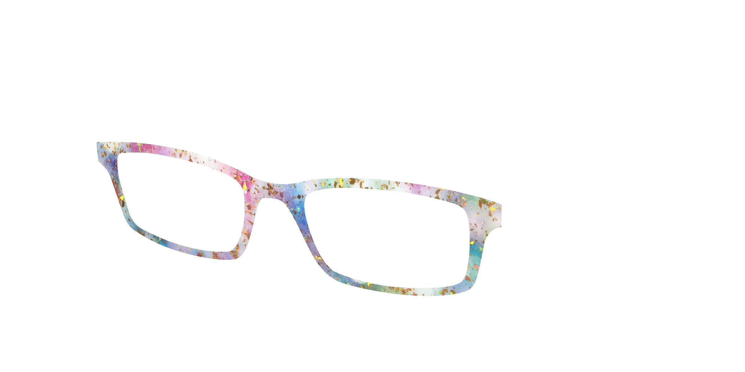 The Pixie Bokeh with Gold Flakes sold by Pair Eyewear product image thumbnail 2