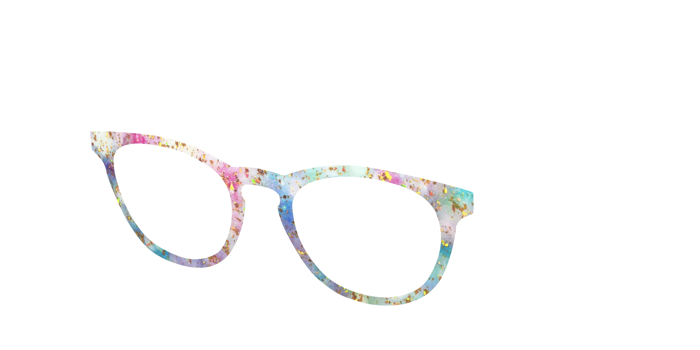 The Pixie Bokeh with Gold Flakes sold by Pair Eyewear product image thumbnail 4