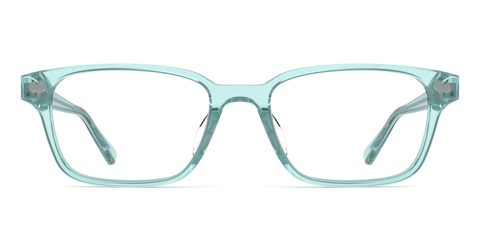 The Finley - Seafoam Clear made by Pair Eyewear