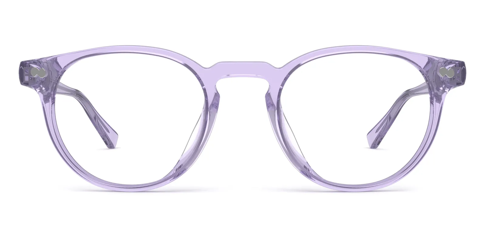 The Soto - Lavender Clear made by Pair Eyewear