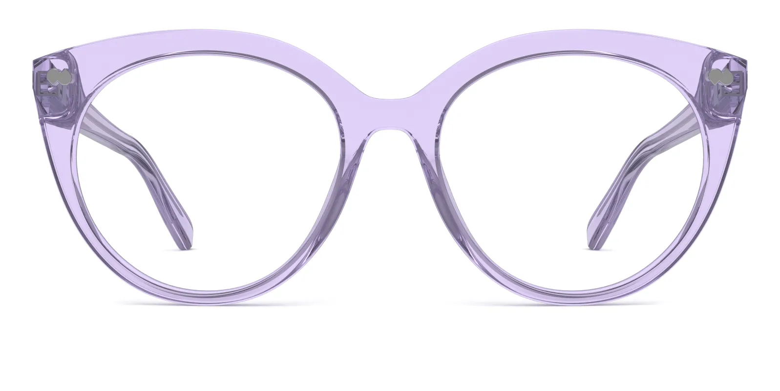 The Zuri - Lavender Clear made by Pair Eyewear