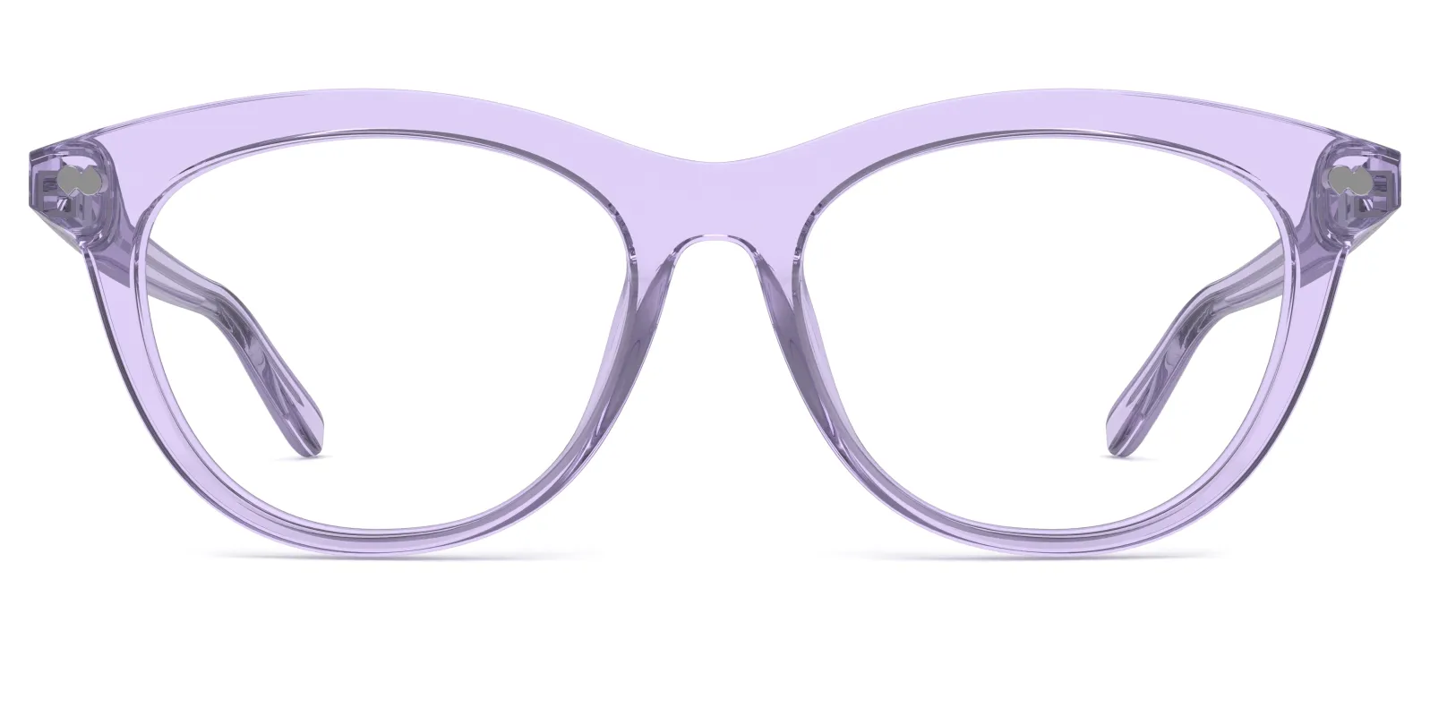 The Brook - Lavender Clear made by Pair Eyewear