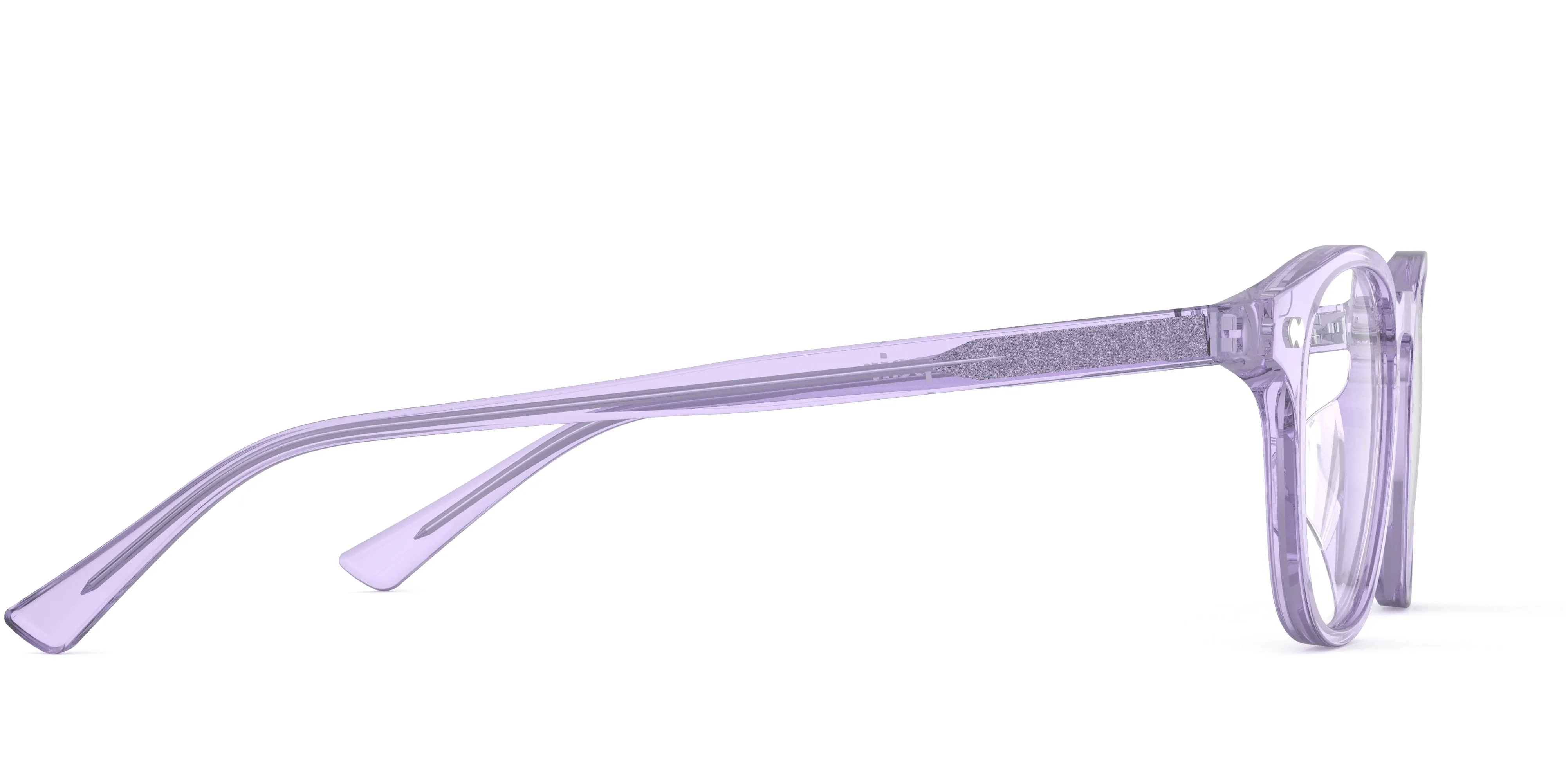 The Otis - Lavender Clear sold by Pair Eyewear product image thumbnail 3