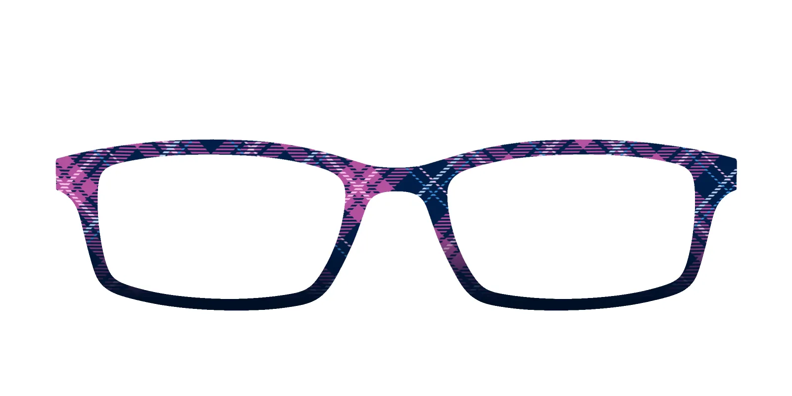 The Raspberry Plaid made by Pair Eyewear