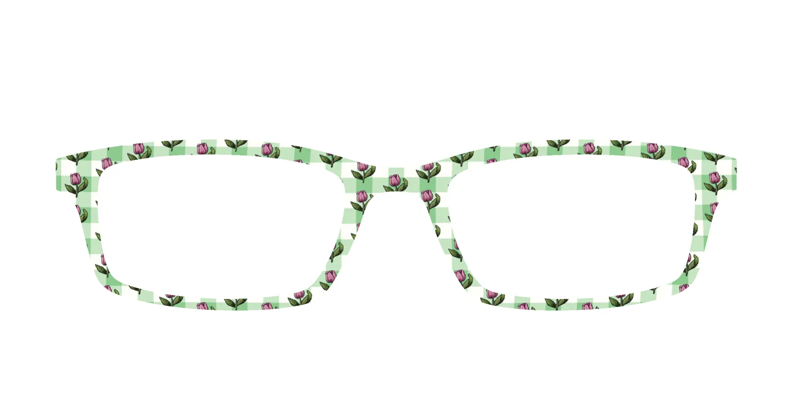 The Tulip Gingham made by Pair Eyewear