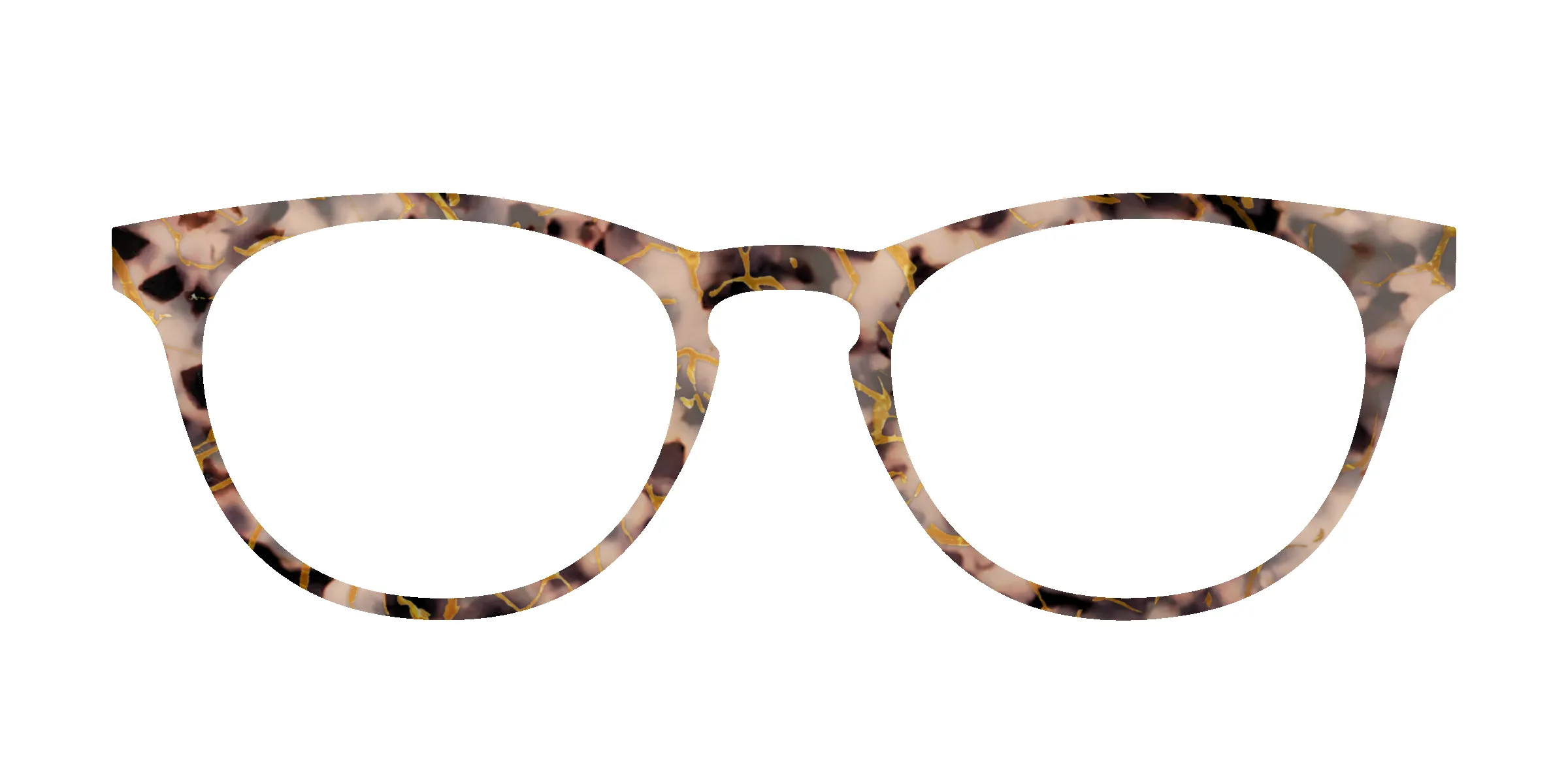The Almond Tortoise with Gold Streaks sold by Pair Eyewear product image thumbnail 3