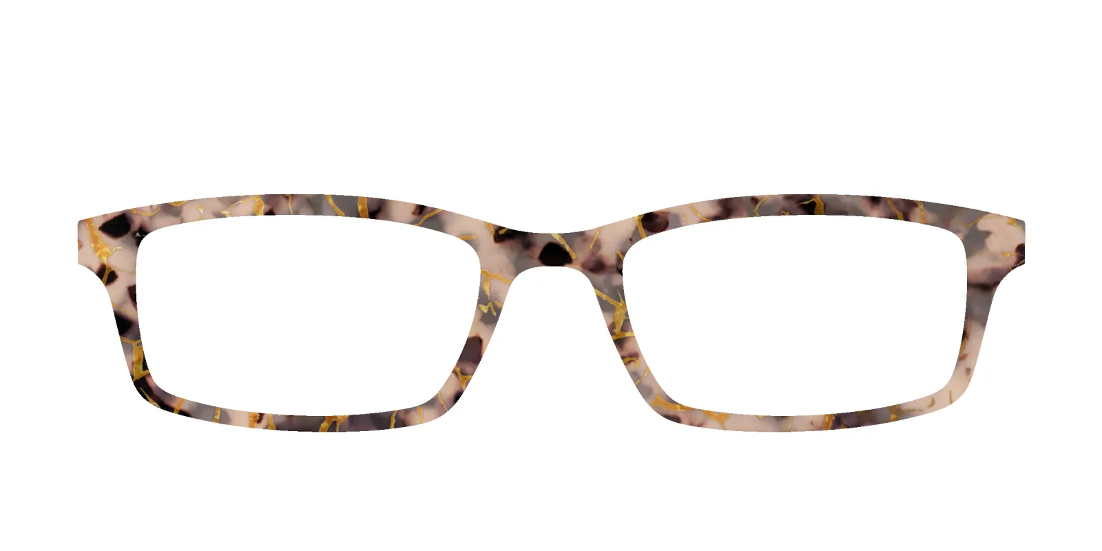 The Almond Tortoise with Gold Streaks made by Pair Eyewear