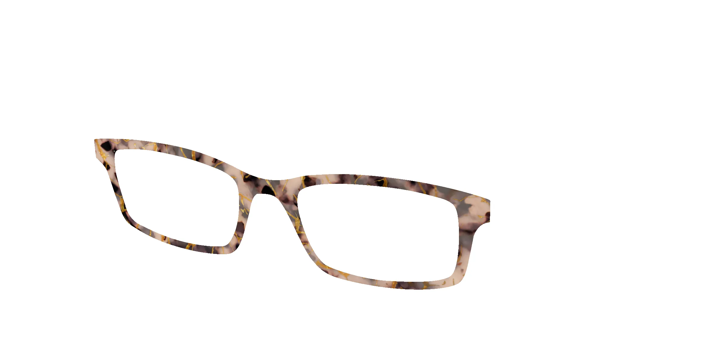 The Almond Tortoise with Gold Streaks sold by Pair Eyewear product image thumbnail 2