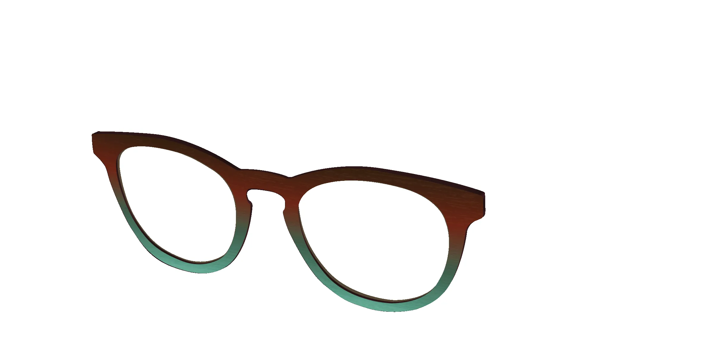 The Polarized Mahogany to Juniper Woodgrain Sun Top sold by Pair Eyewear product image thumbnail 4