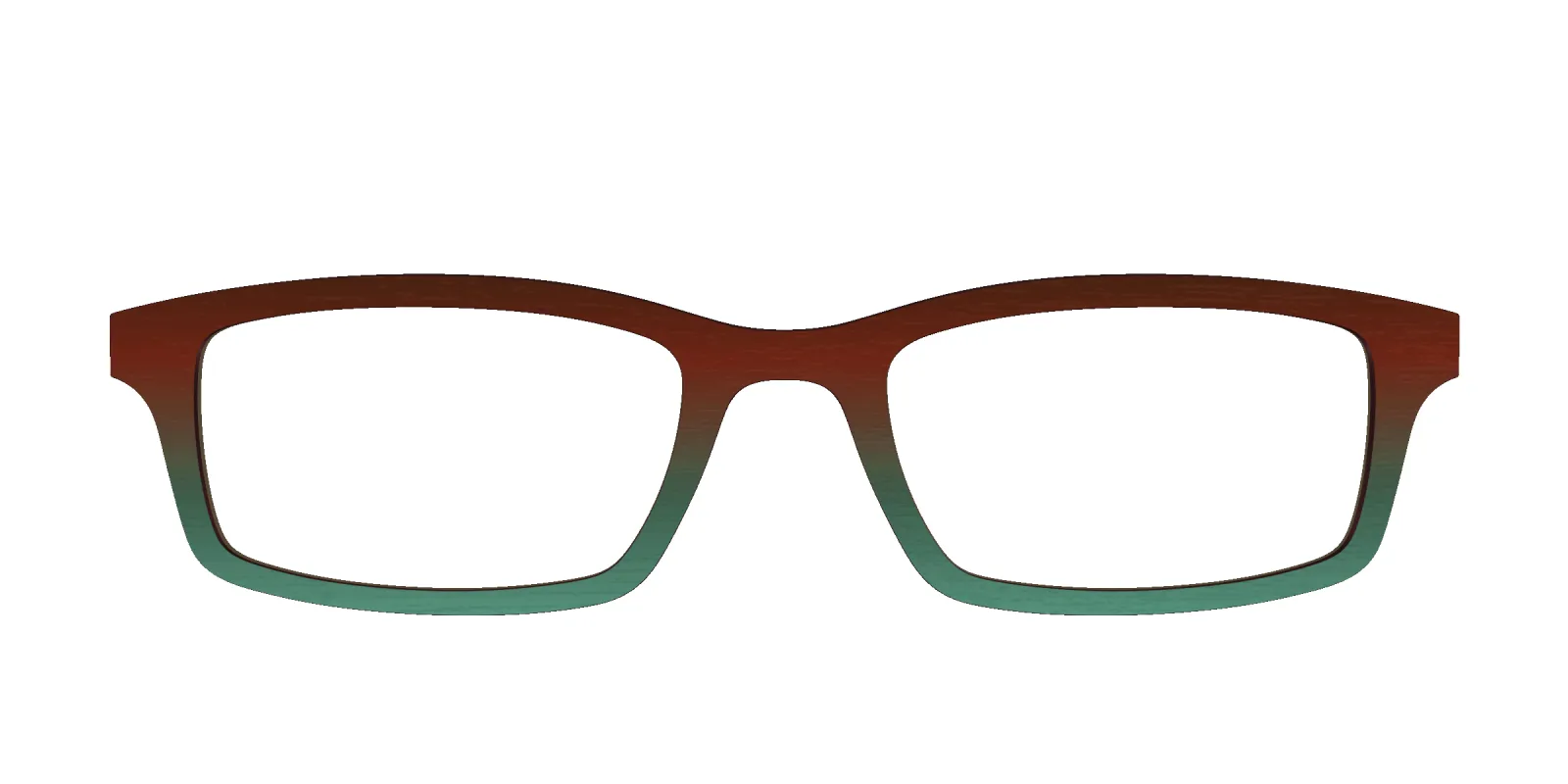 The Polarized Mahogany to Juniper Woodgrain Sun Top made by Pair Eyewear