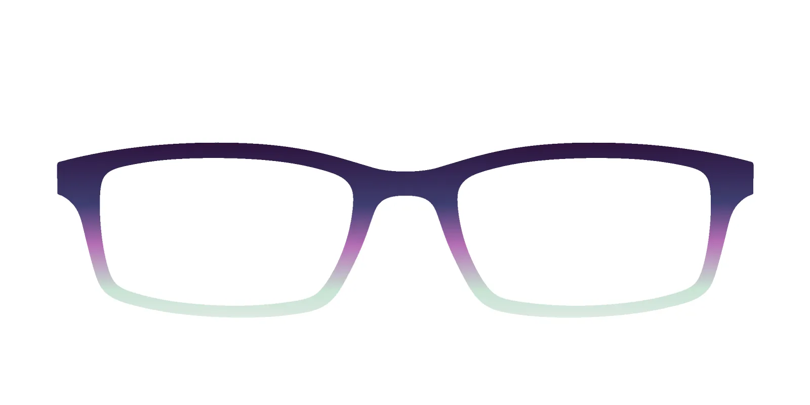 The Indigo to Honeydew Gradient made by Pair Eyewear