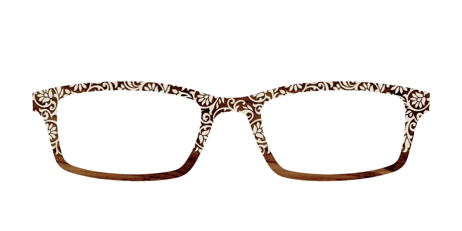 The Artisan Woodgrain Floral made by Pair Eyewear