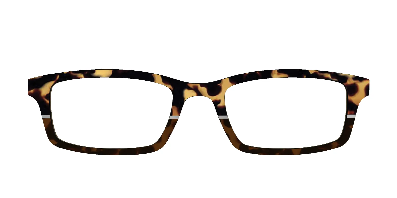 The Polarized Chic Tortoise Split Sun Top made by Pair Eyewear