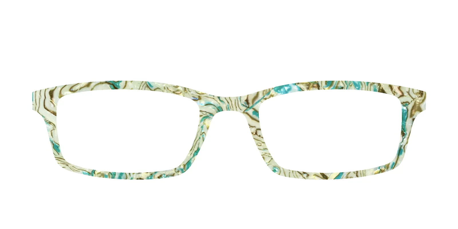 The Mint Jasper Pearl Marble made by Pair Eyewear