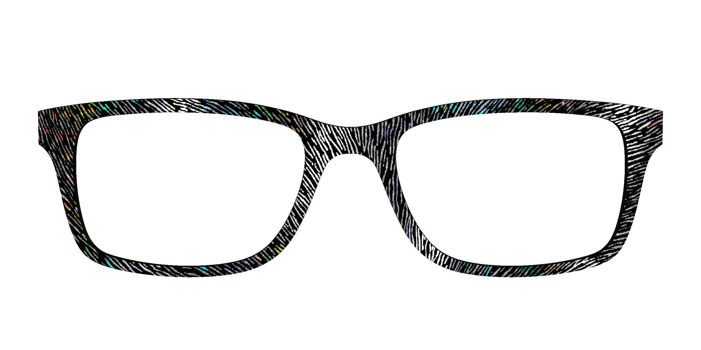 The Silver Holographic Spell Sparks sold by Pair Eyewear product image thumbnail 5
