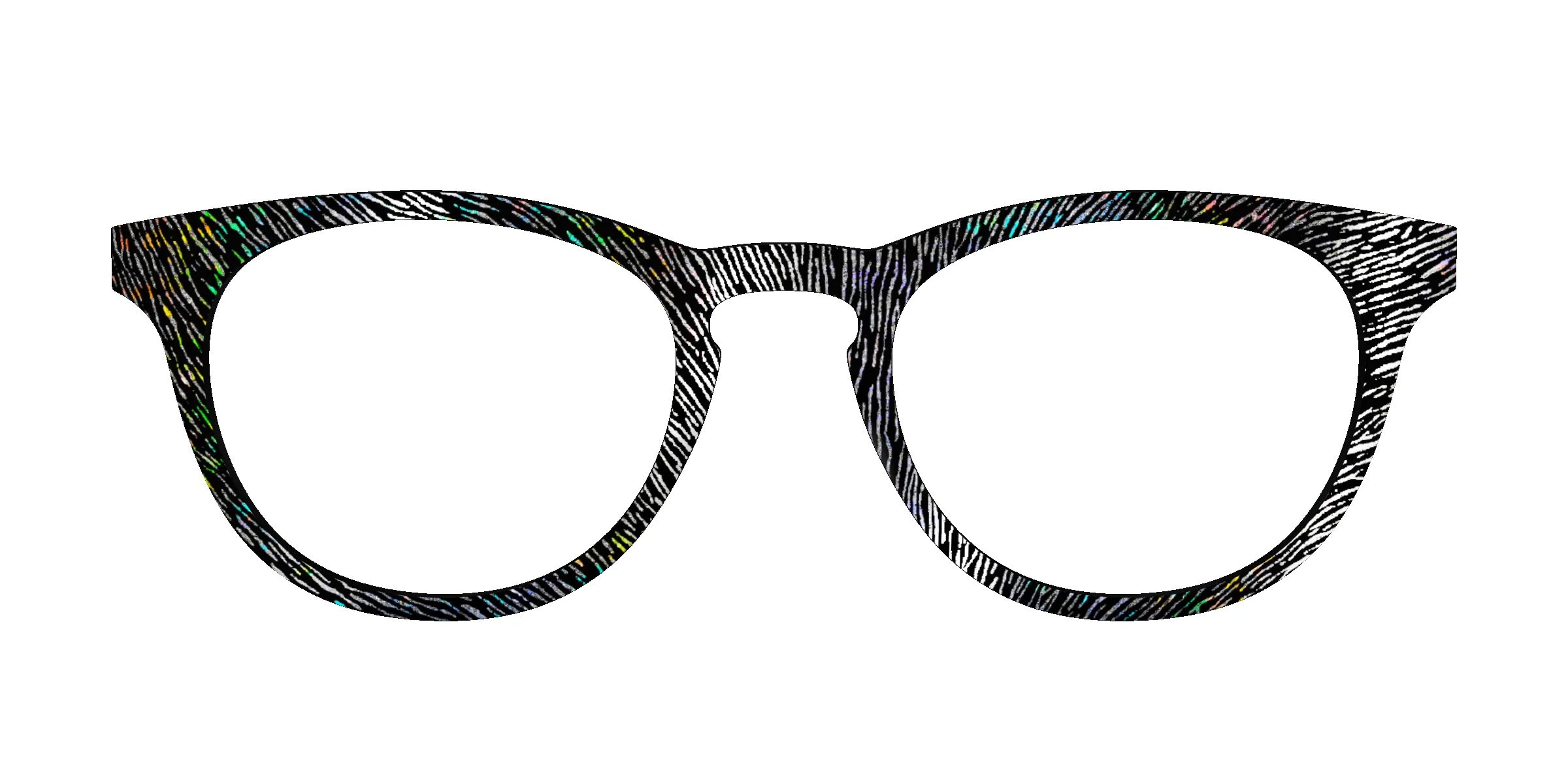 The Silver Holographic Spell Sparks sold by Pair Eyewear product image thumbnail 3