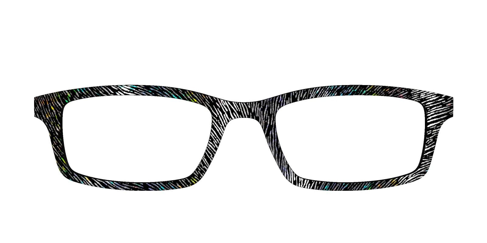 The Silver Holographic Spell Sparks made by Pair Eyewear
