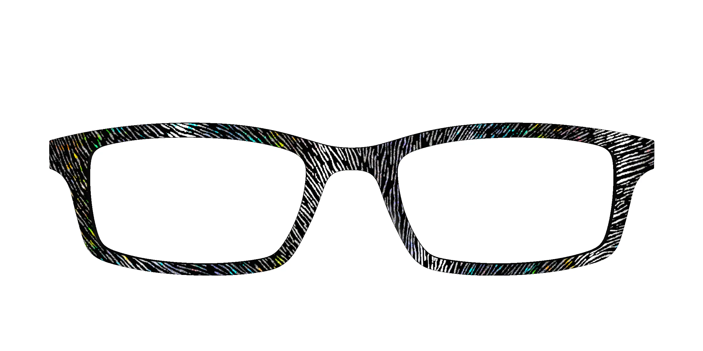 The Silver Holographic Spell Sparks sold by Pair Eyewear