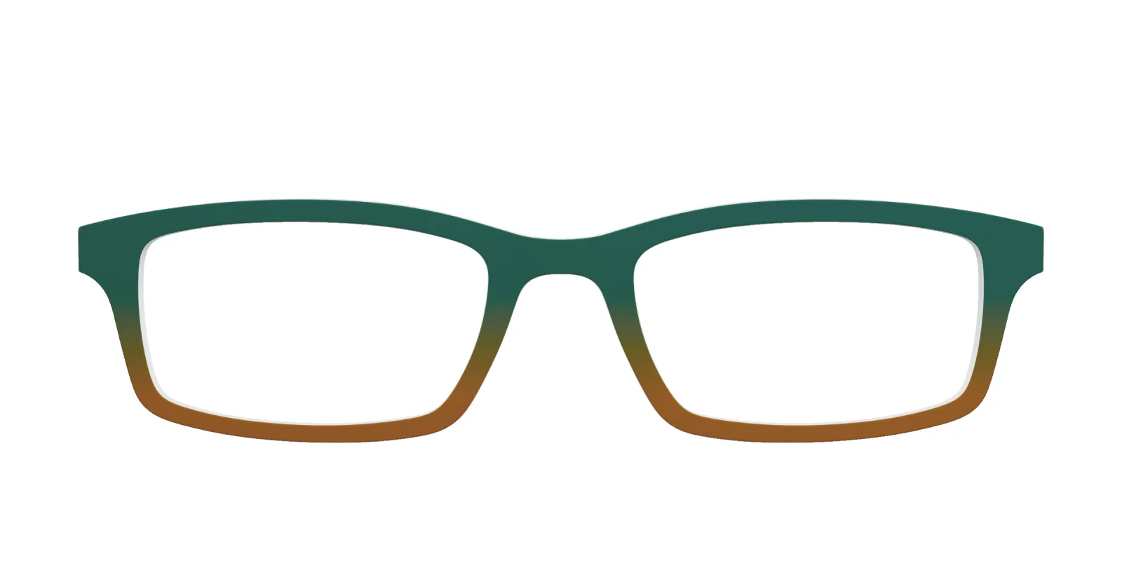 The Spruce to Toffee Gradient made by Pair Eyewear